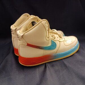 Nike Nike Air Force 1 07 LV8 High Blue Ember Glow Sneakers Multicolor Size 9.5